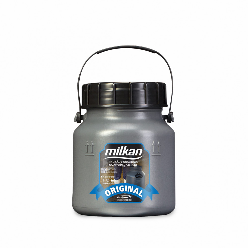 Vasilhame para leite Milkan 3l - Unipac
