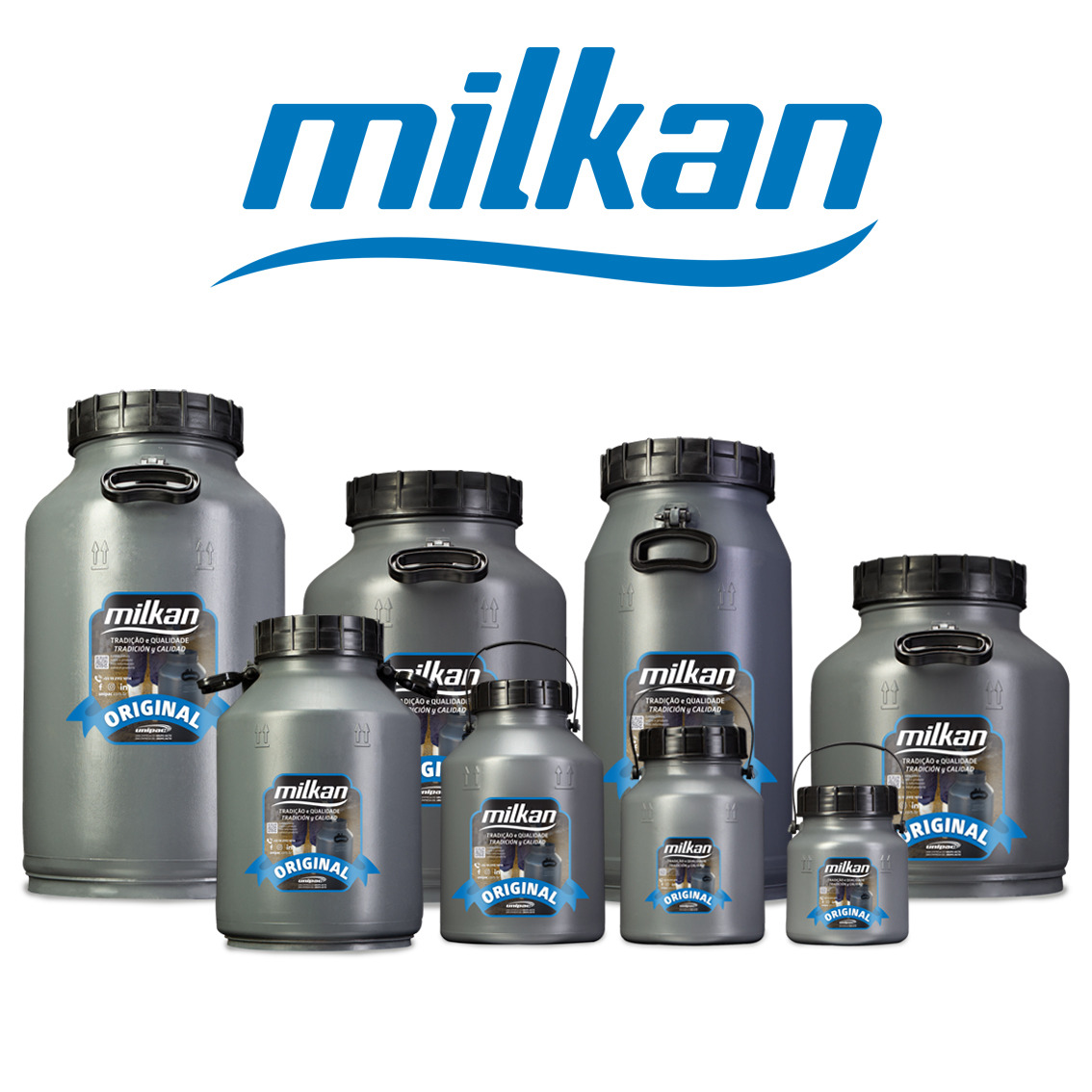 Vasilhame para leite Milkan 3l - Unipac