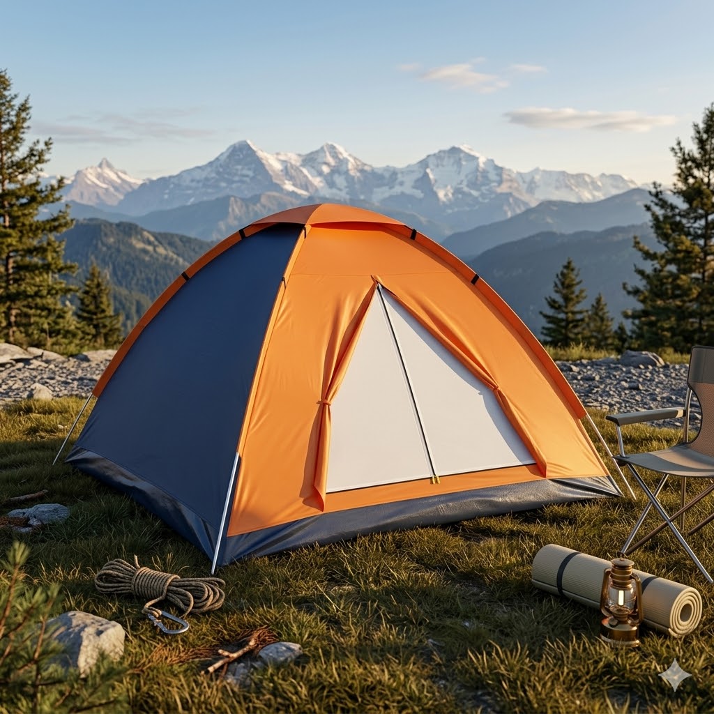 Barraca de Camping Panda para 4 Pessoas  ...