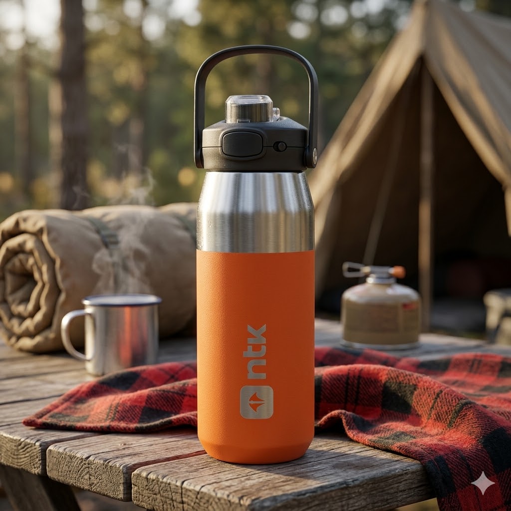 Garrafa Térmica Isomax 750ml Laranja - NA...