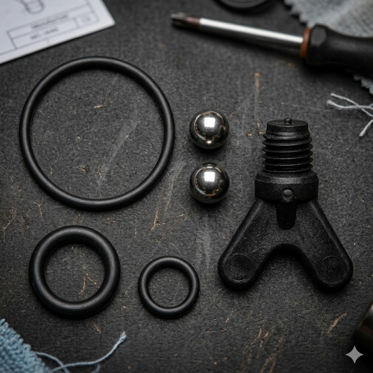Kit Reparo Nitrilica Pulverizador SS - B ...