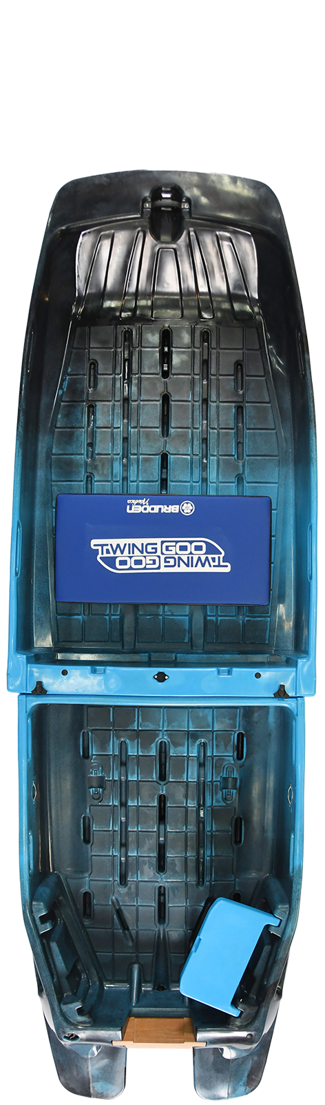 Twinggoo Modular Boat - Azul e Preto - Br...