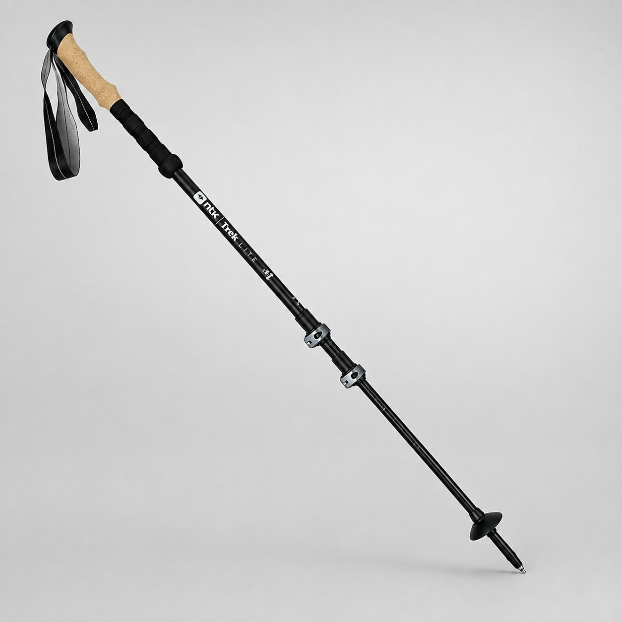 Bastão Caminhada Ajustável 135cm Alumínio...