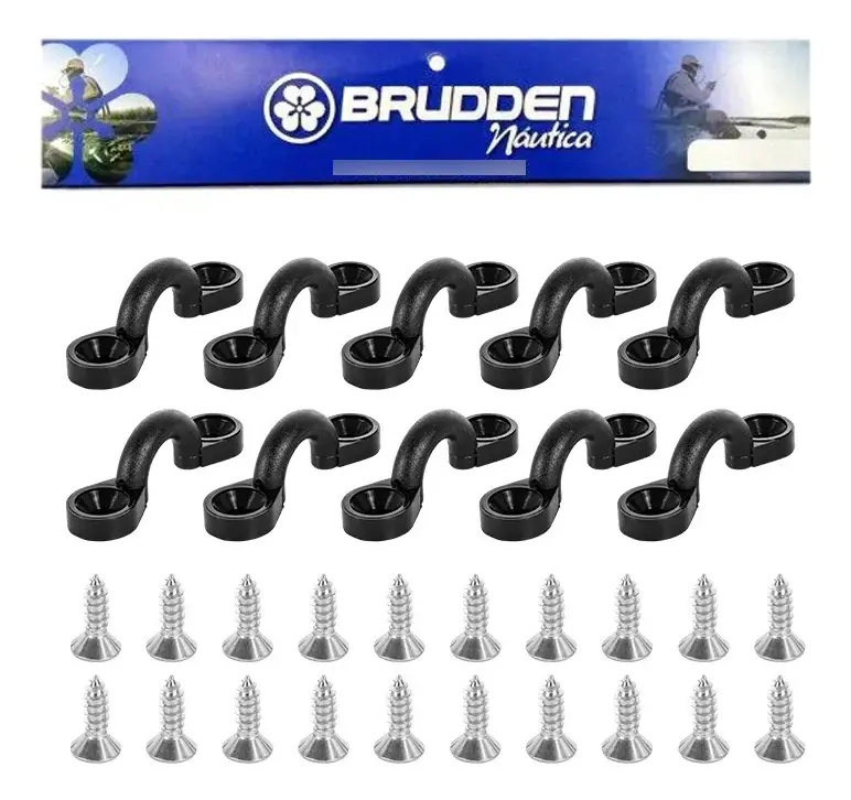 Kit com 10 Alça Omega + Parafusos - Brudd...