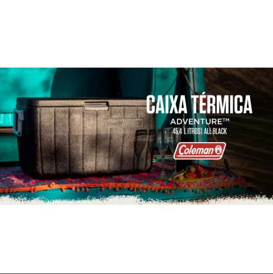 CAIXA TERMICA 48QT/ 45,4L INVICTA/ COLEMA...