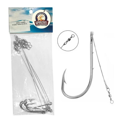 ANZOL 4330MS 5/0 RIGIDO 12CM CG 5PCS